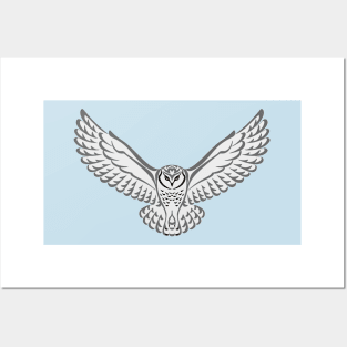 Snowy Owl Tribal Posters and Art